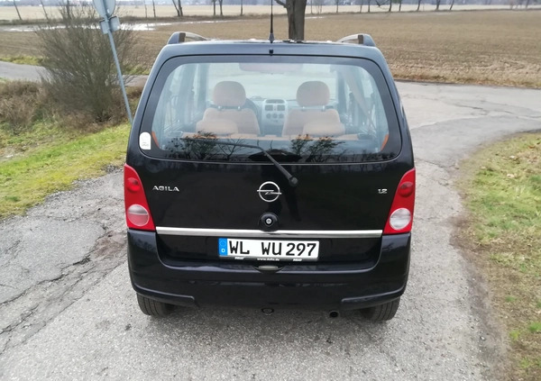 Opel Agila cena 6900 przebieg: 187000, rok produkcji 2002 z Toruń małe 137